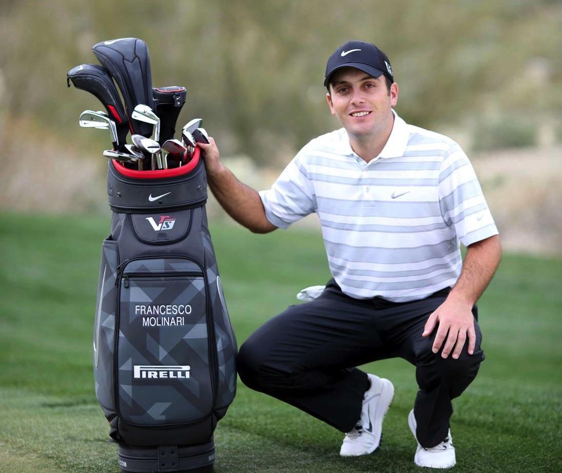 Francesco Molinari:  le immagini degli accessori firmati Pirelli