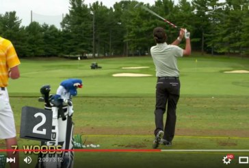 Il riscaldamento prima della gara di Bubba Watson [Video]