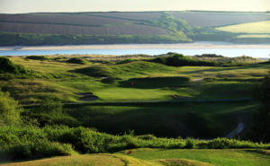 ROCK, CORNWALL - MAY 23:  The par 3, 15th hole at the St Enodoc Golf Club, on May 22, in Rock, England.  (Photo by David Cannon/Getty Images)