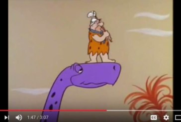 Il golf con i dinosauri, Fred Flintstone gioca a golf [Video]